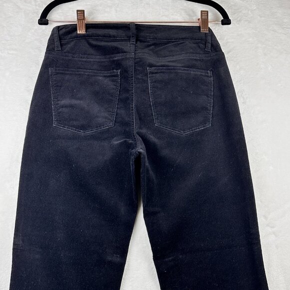 Talbots Flawless Five-Pocket Corduroy Stretch Pants Black Sz 2 Straight Leg - Picture 4 of 7